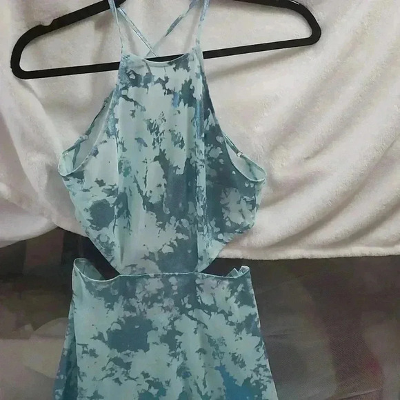 F21 metallic jaquard long dress - Picture 4 of 11